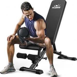 FLYBIRD Adjustable Weight Bench - Strength Training