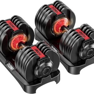 Adjustable Dumbbells Set - Home Workout Weights (Pair)